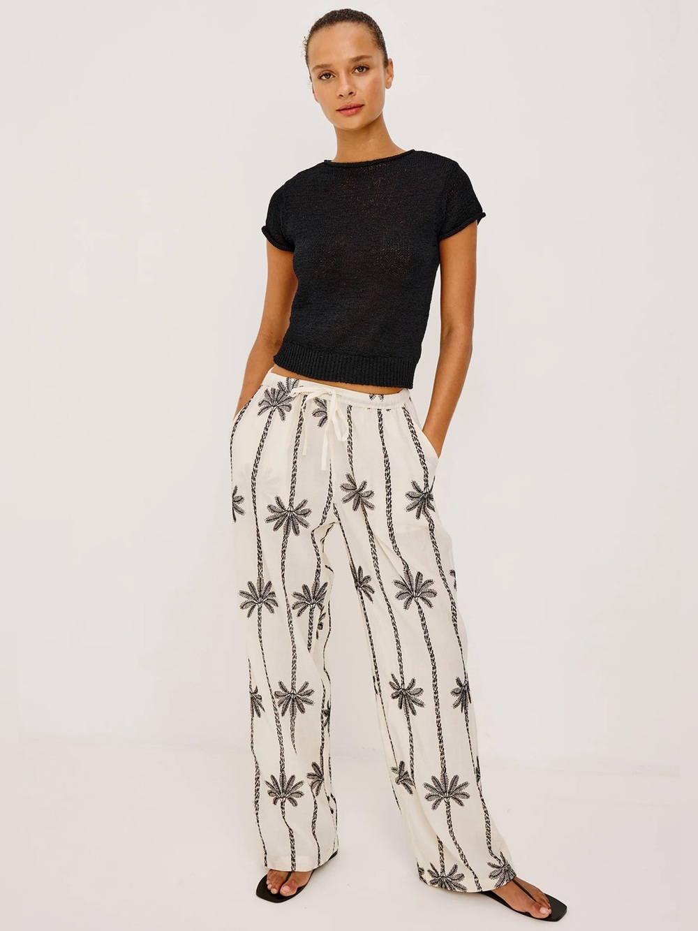 Rails The Emmie Pant- Embroidered Palm